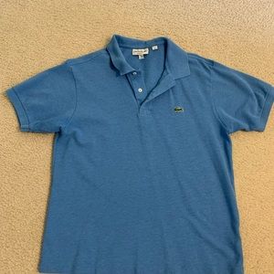 Lacoste Classic Fit US L Polo.  Runs Small.